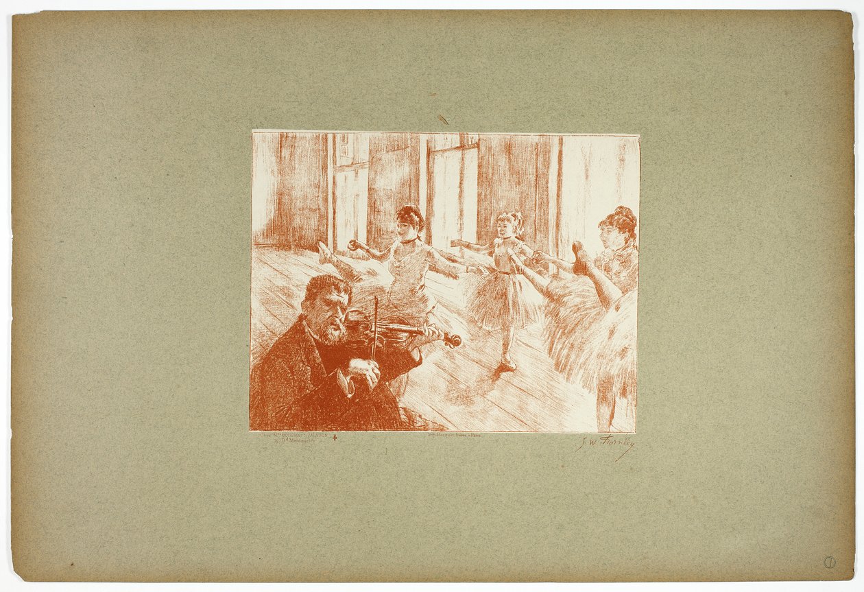 Ballettklasse av Georges William Thornley