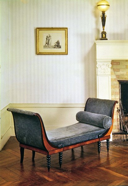 Sofaen til Madame Recamier, ca. 1800 (mahogni) av Georges attr. to Jacob
