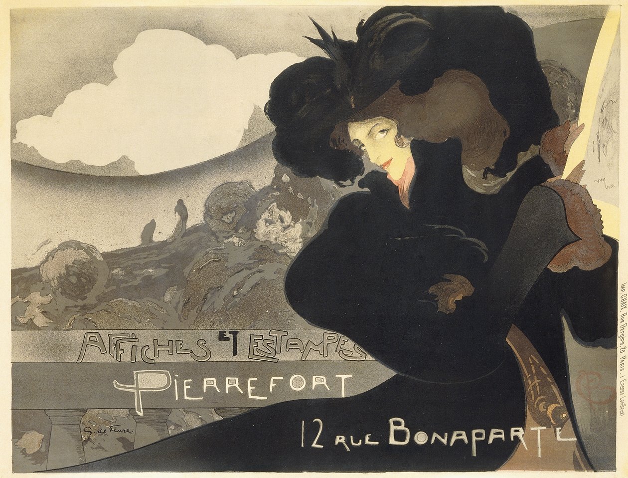 Pierrefort plakater og trykk; Pierrefort plakater og trykk av Georges de Feure