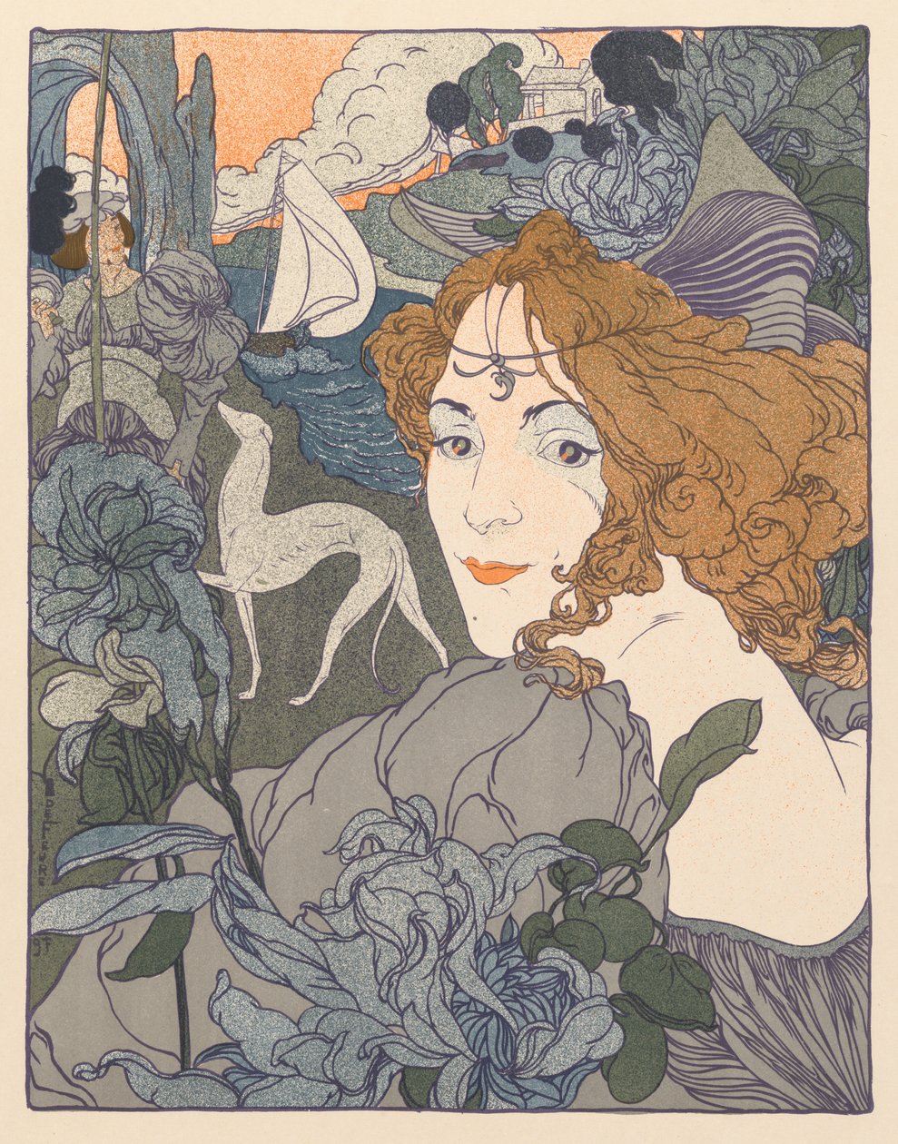 Tilbake, 1897. av Georges de Feure