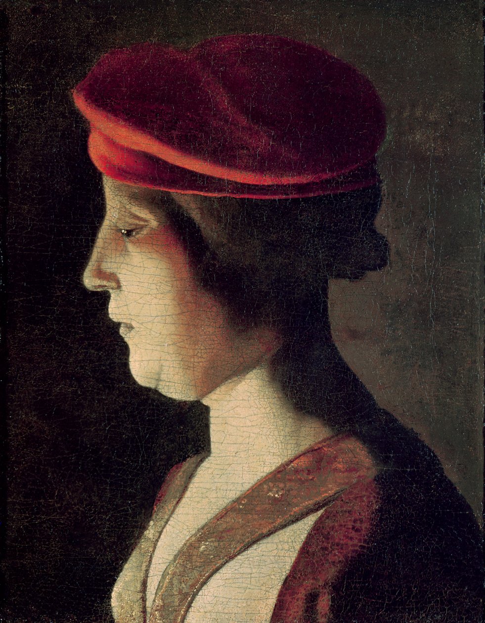 Hodet til en kvinne av Georges de La Tour