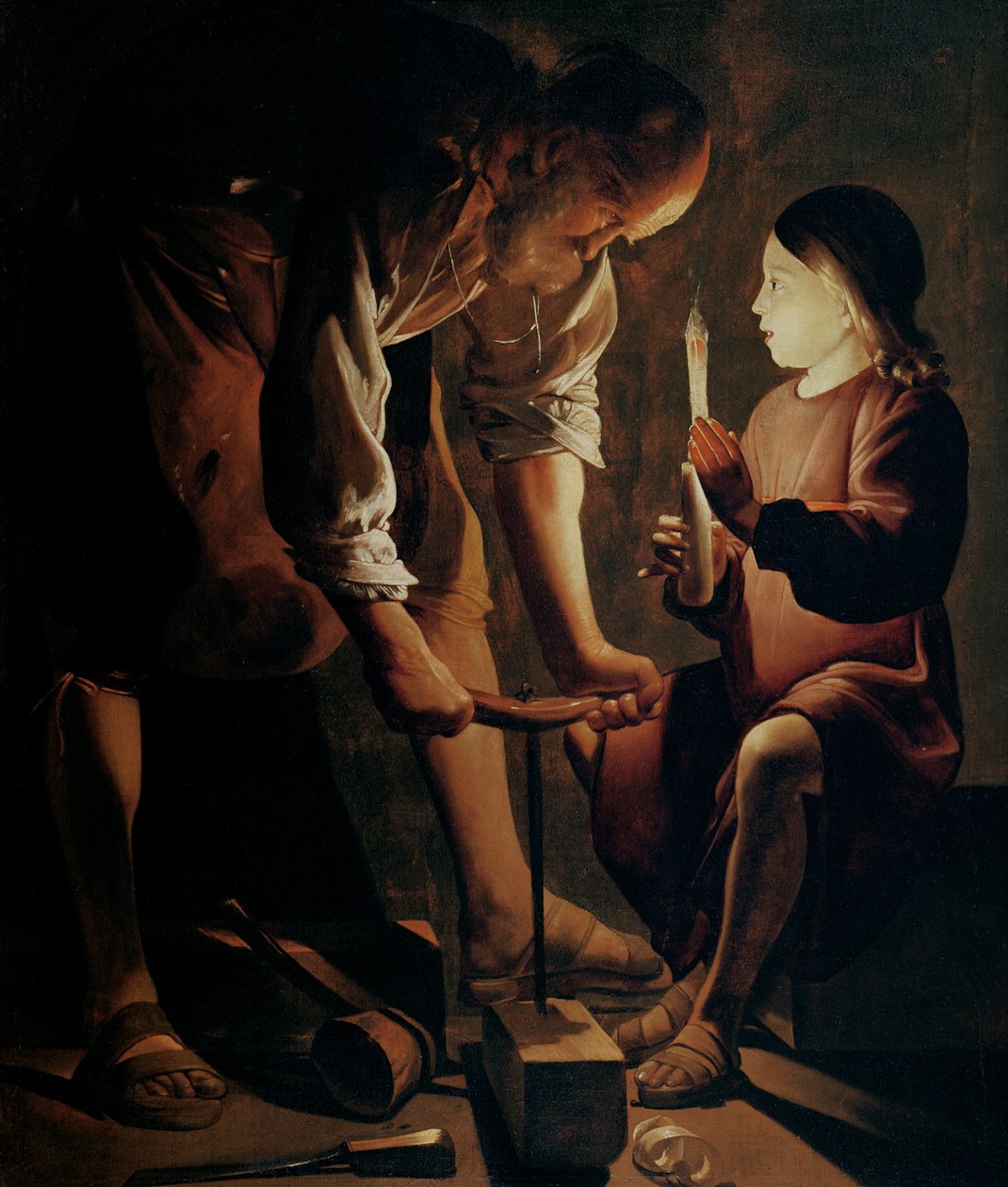 Saint Joseph, snekkeren av Georges de La Tour