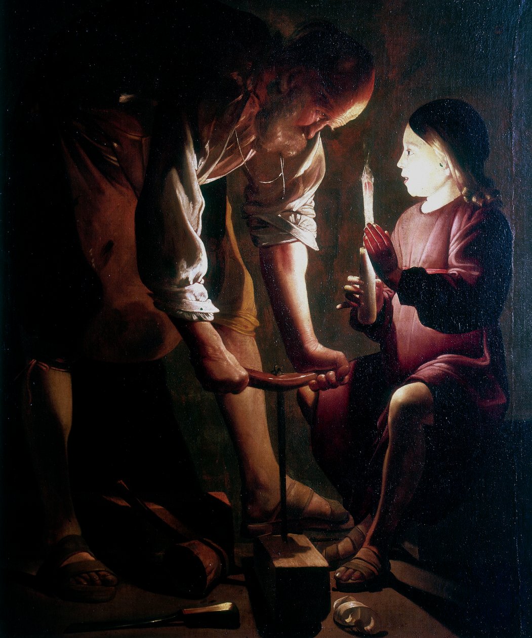 St Joseph the Carpenter, c1640 av Georges de La Tour