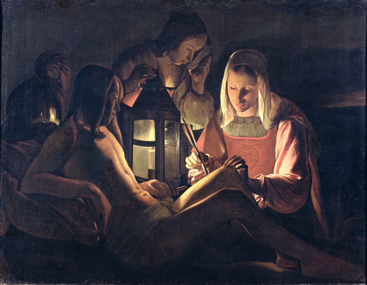 St. Sebastian Tended av St. Irene og de hellige kvinner av Georges de La Tour