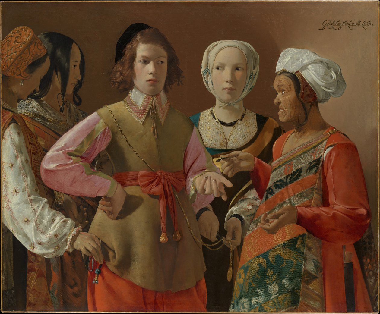 Spåkvinnen av Georges de La Tour