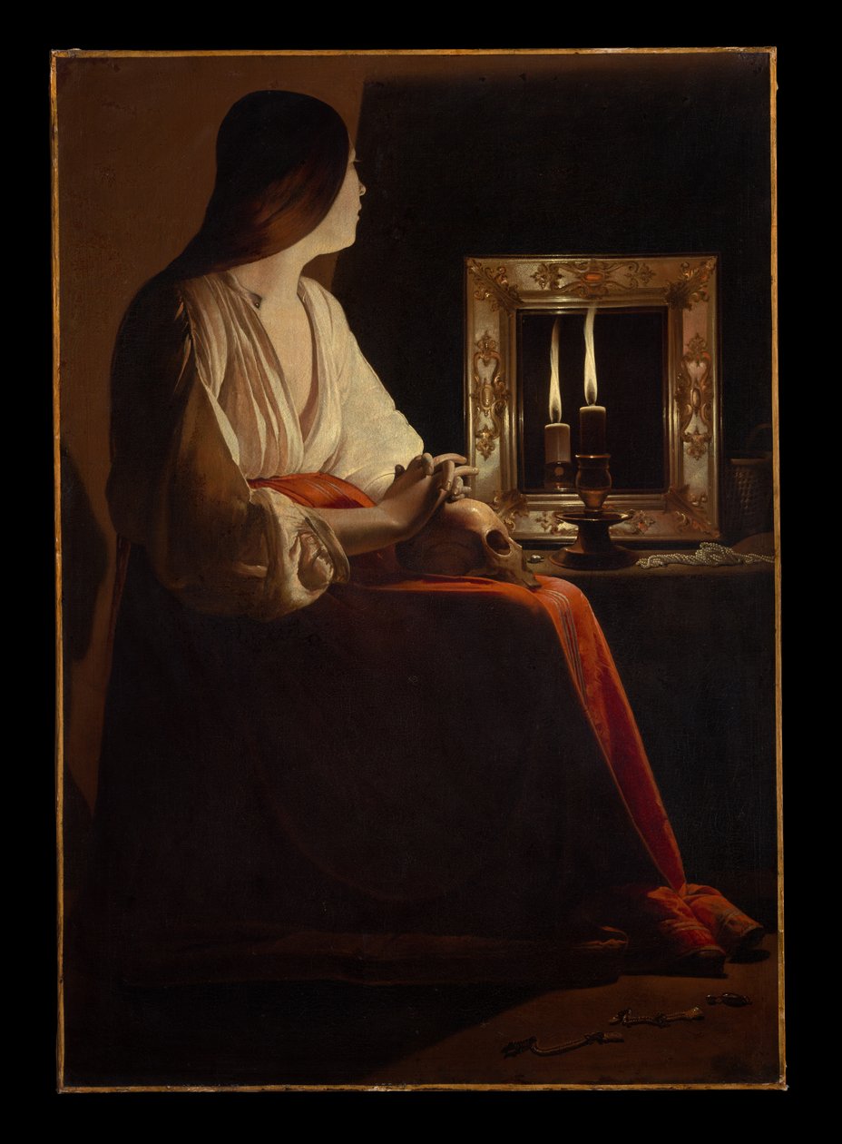Den botferdige Magdalena av Georges de La Tour