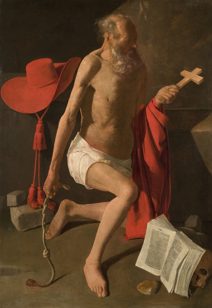 Den angrende Sankt Hieronymus av Georges de La Tour
