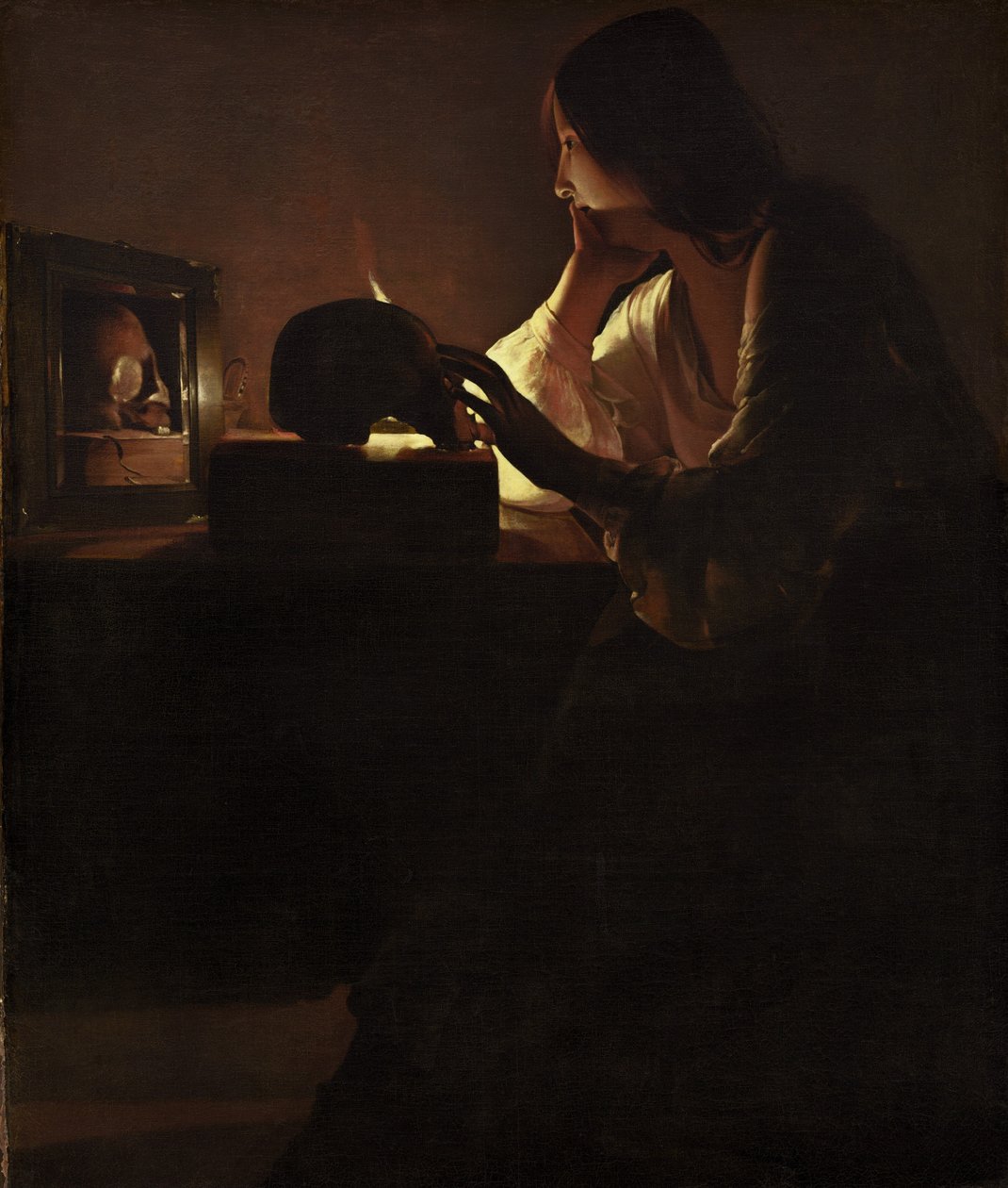 Den angrende Magdalen av Georges de La Tour