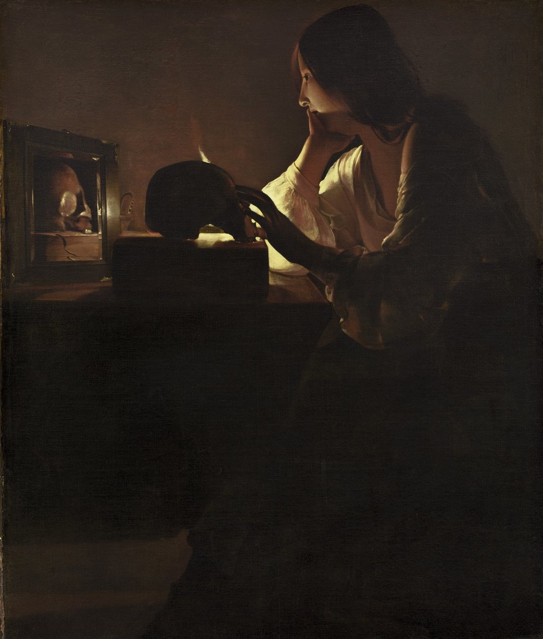 Den angrende Magdalen, 1635-40 av Georges de La Tour