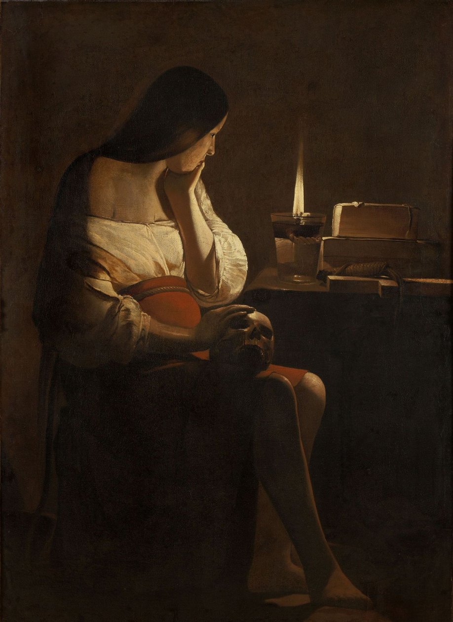 Den angrende Maria Magdalena av Georges de La Tour