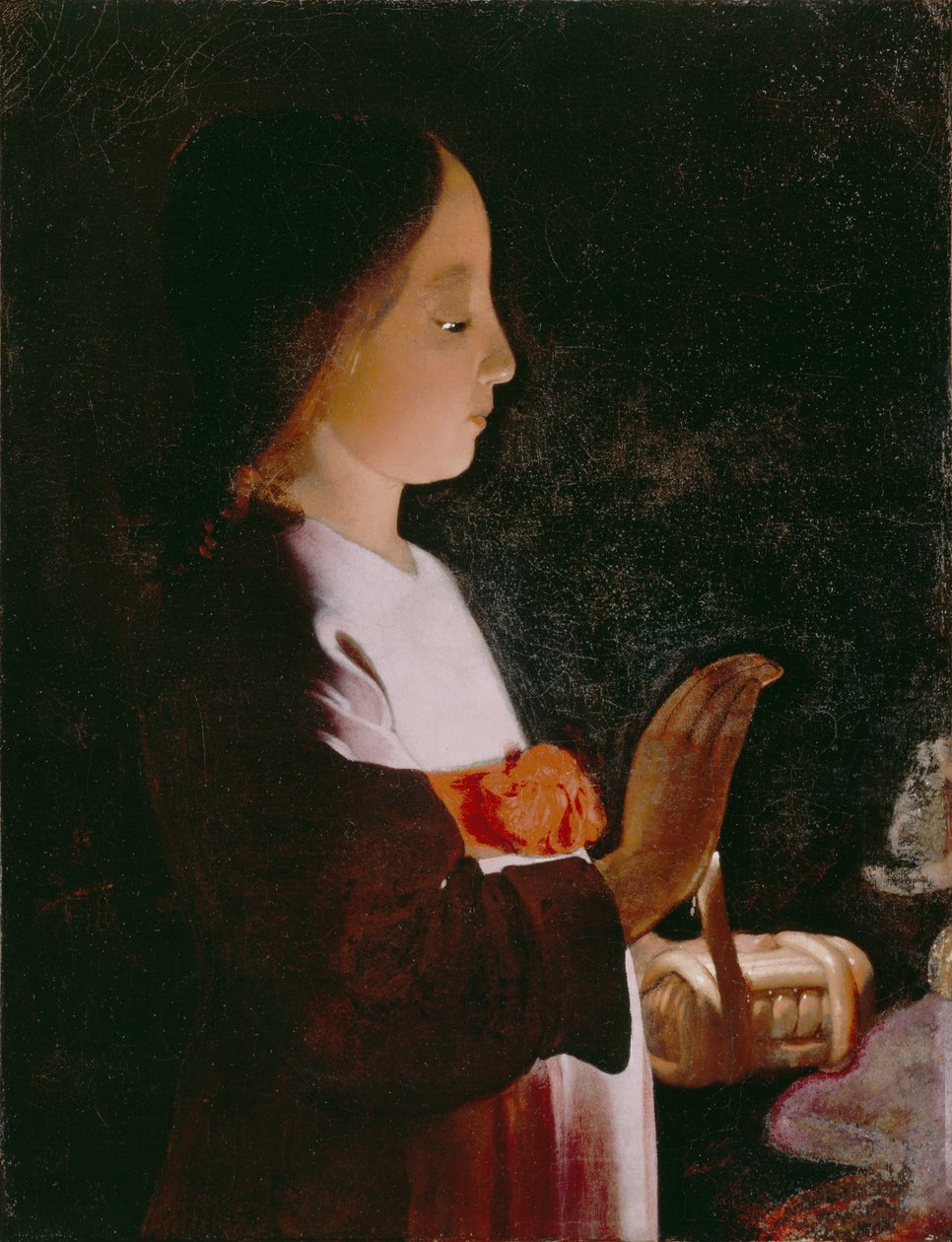 Ung jomfru Maria, ca. 1640 av Georges de La Tour