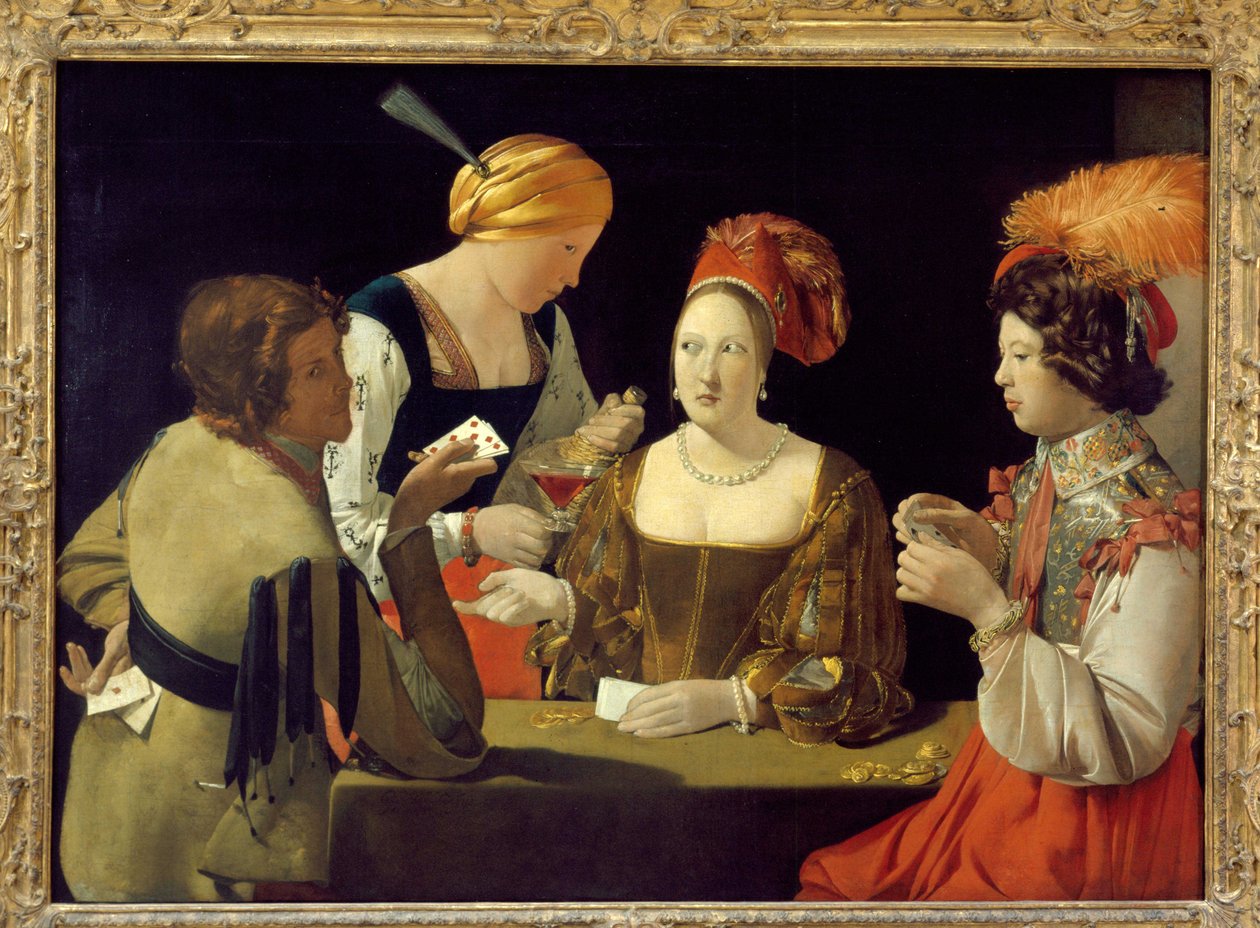 Cheeur med diamant-ess - av Georges de La Tour, Louvre-museet, ca. 1635 av Georges de La Tour