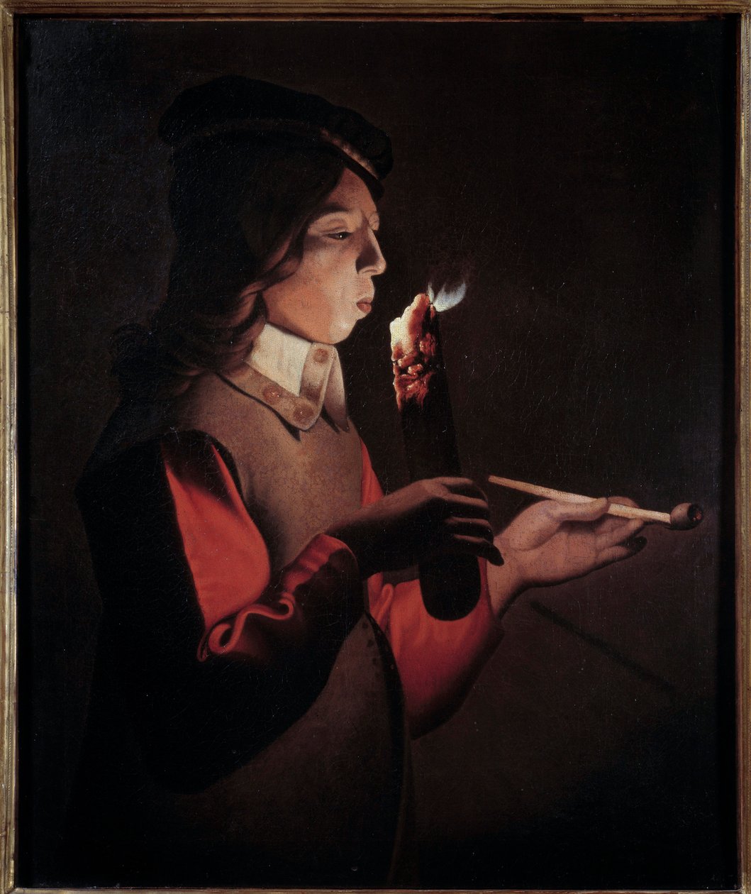 Den unge røykeren Maleri av Georges de La Tour (1593-1652) av Georges de La Tour