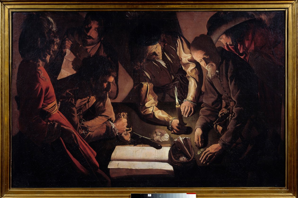 Penger betaler betyr også å gjøre opp kontoer. Maleri av Georges De La Tour (1593-1652) av Georges de La Tour
