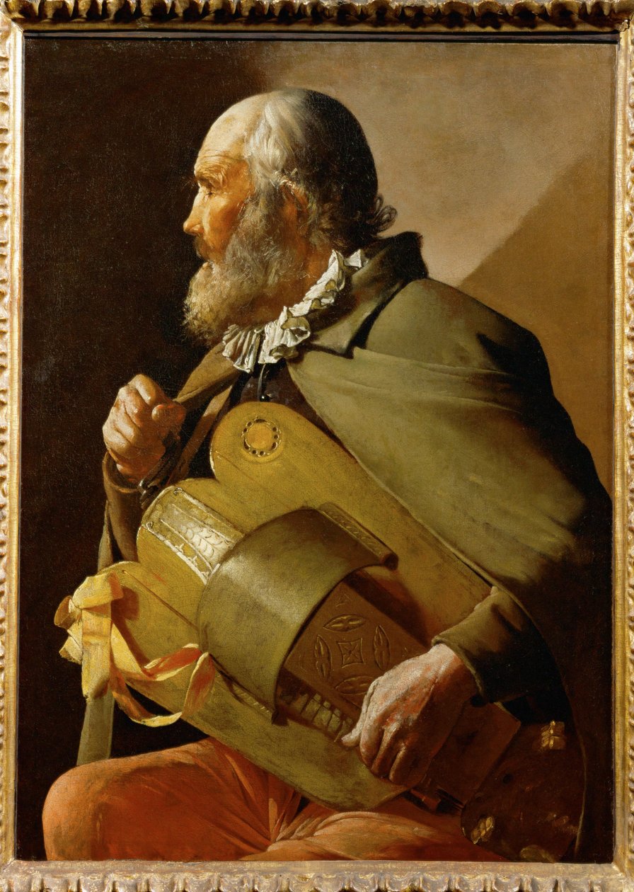 Spiller (maleri på lerret) av Georges de la Tour