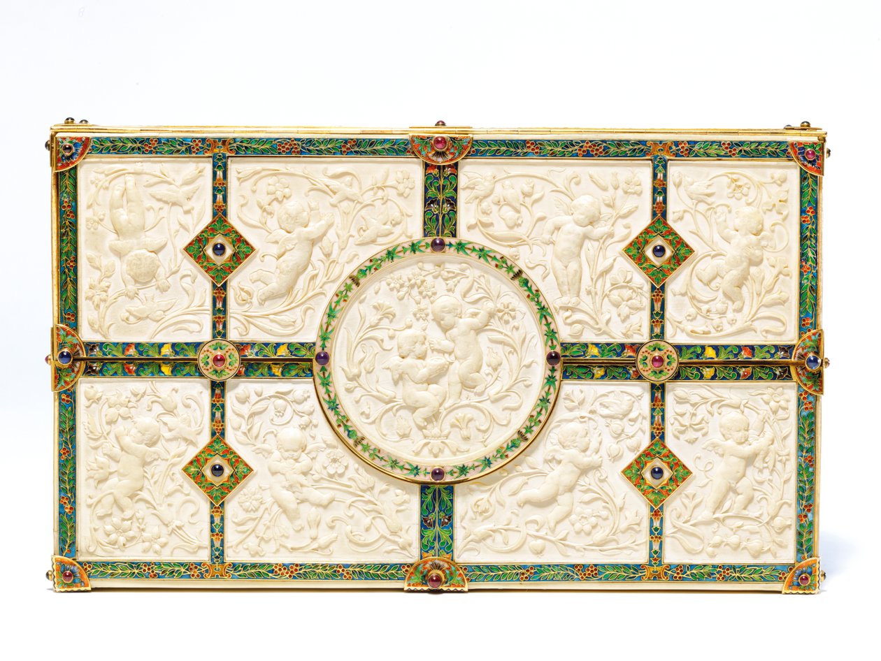 Sjelden seddelholder for Boucheron, 1893 av Georges le Sache