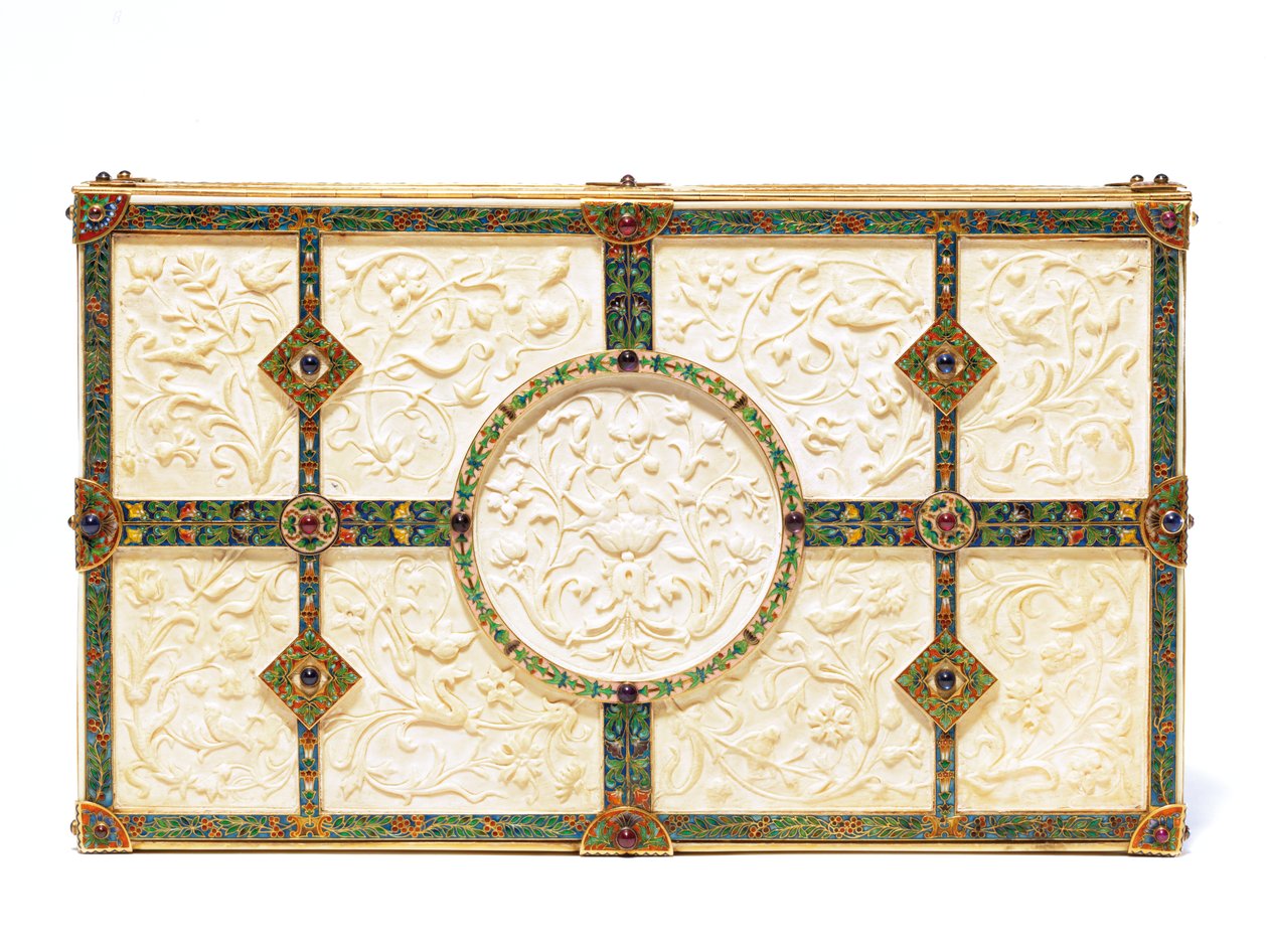 Sjelden seddelholder for Boucheron, 1893 av Georges le Sache