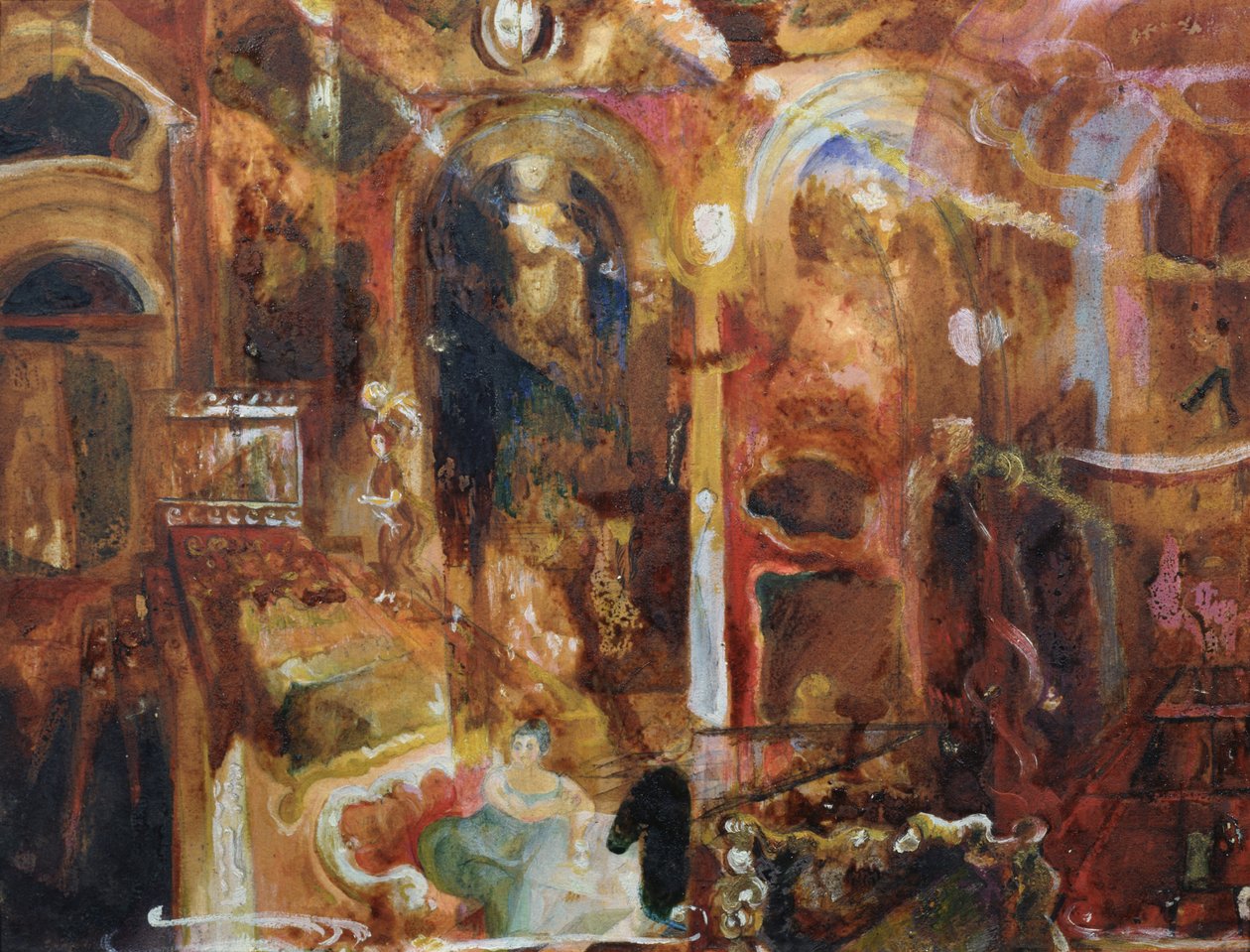 Kafe av Georgy Bogdanovich Yakulov