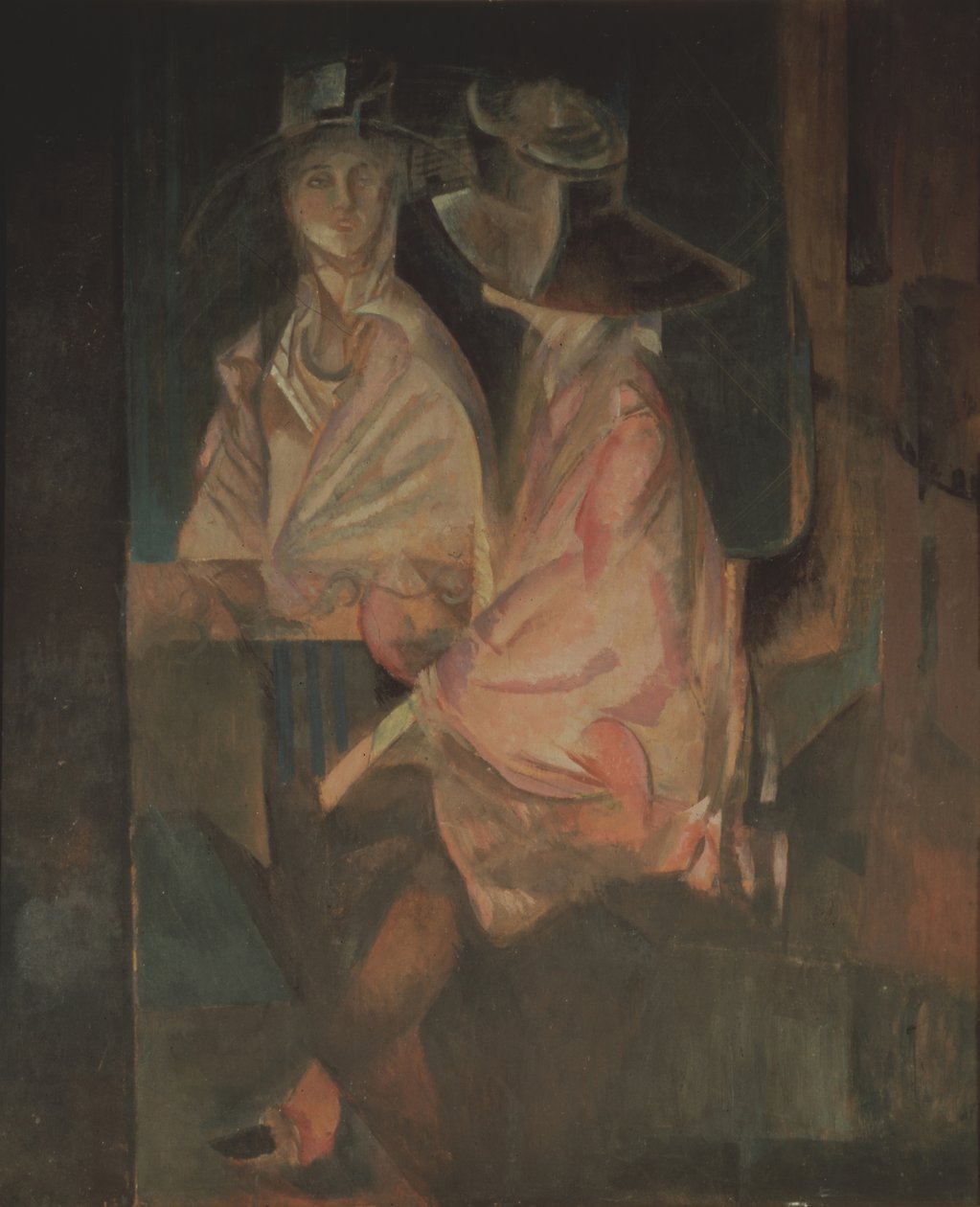 Portrett av skuespillerinnen Alisa Koonen 1889-1974 av Georgy Bogdanovich Yakulov