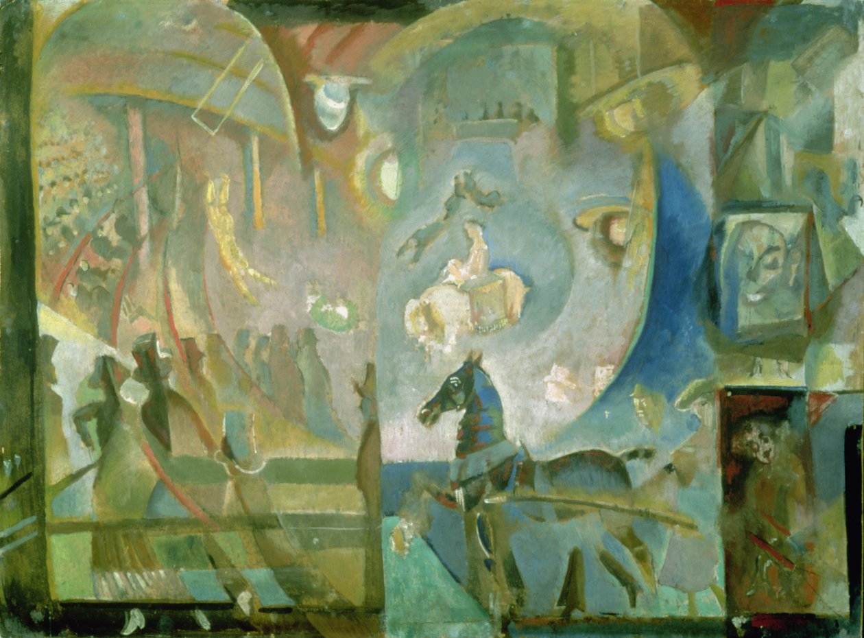 Sirkuset, ca. 1910 av Georgij Bogdanovic Jakulov