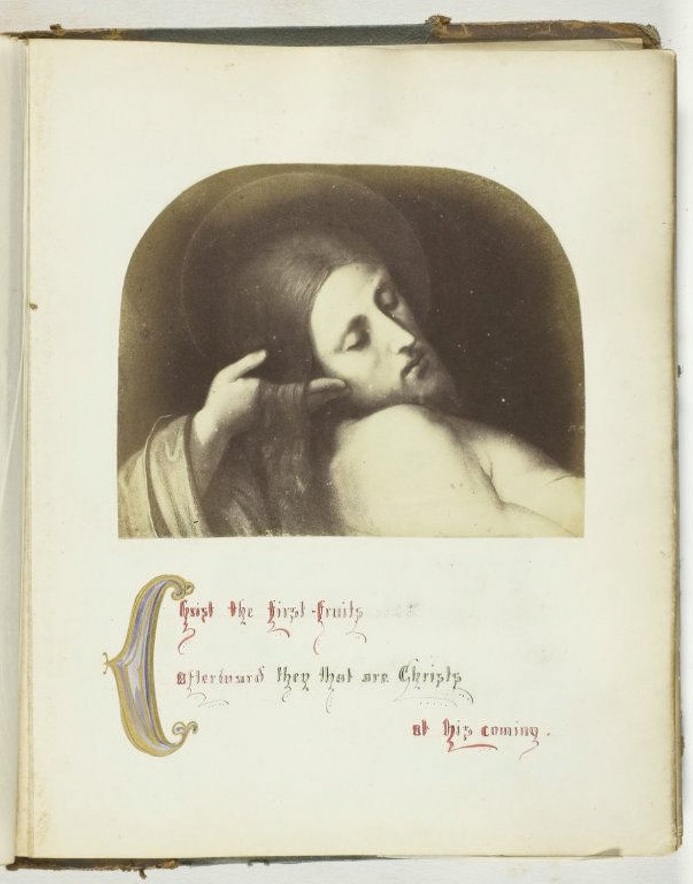 Uten tittel [illustrasjon av Jesus med bibelsk sitat], 185568. av Georgina Cowper