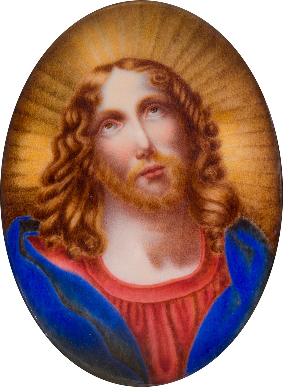 Man of Sorrows: The Saviour, ca. 1810-42 (olje på lerret) av Georgina Viscountess Newport Moncreiff