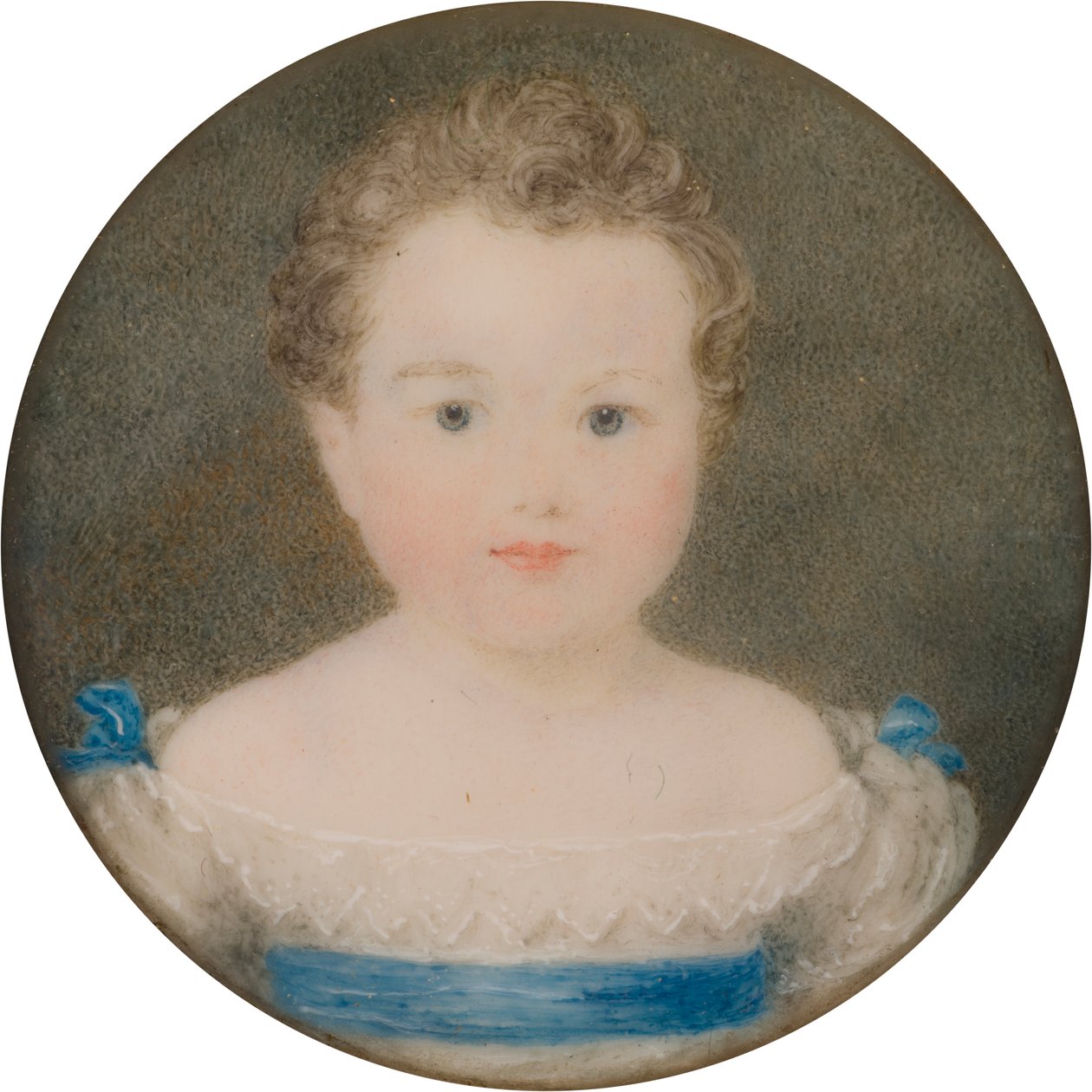 Portrett av Orlando George Charles Bridgeman, etterpå 3. jarl Bradford, som barn (1819-1898), ca. 1821-22 (olje og lerret) av Georgina Viscountess Newport Moncreiff