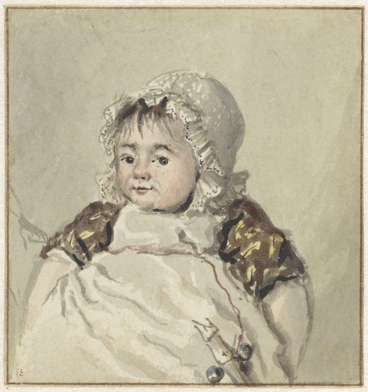 Portrett van Cornelia Johanna van Os av Georgius Jacobus Johannes van Os