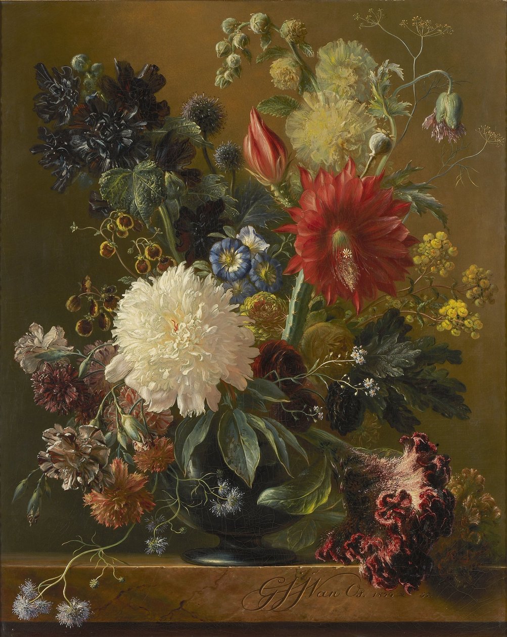 Stilleben av Georgius Jacobus Johannes van Os