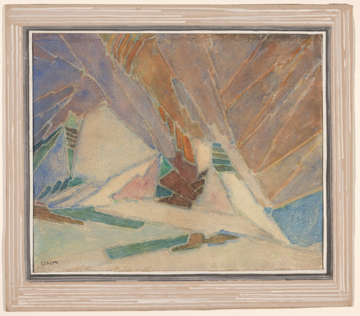 Tittel ukjent av Ger Ladage (signed by artist)