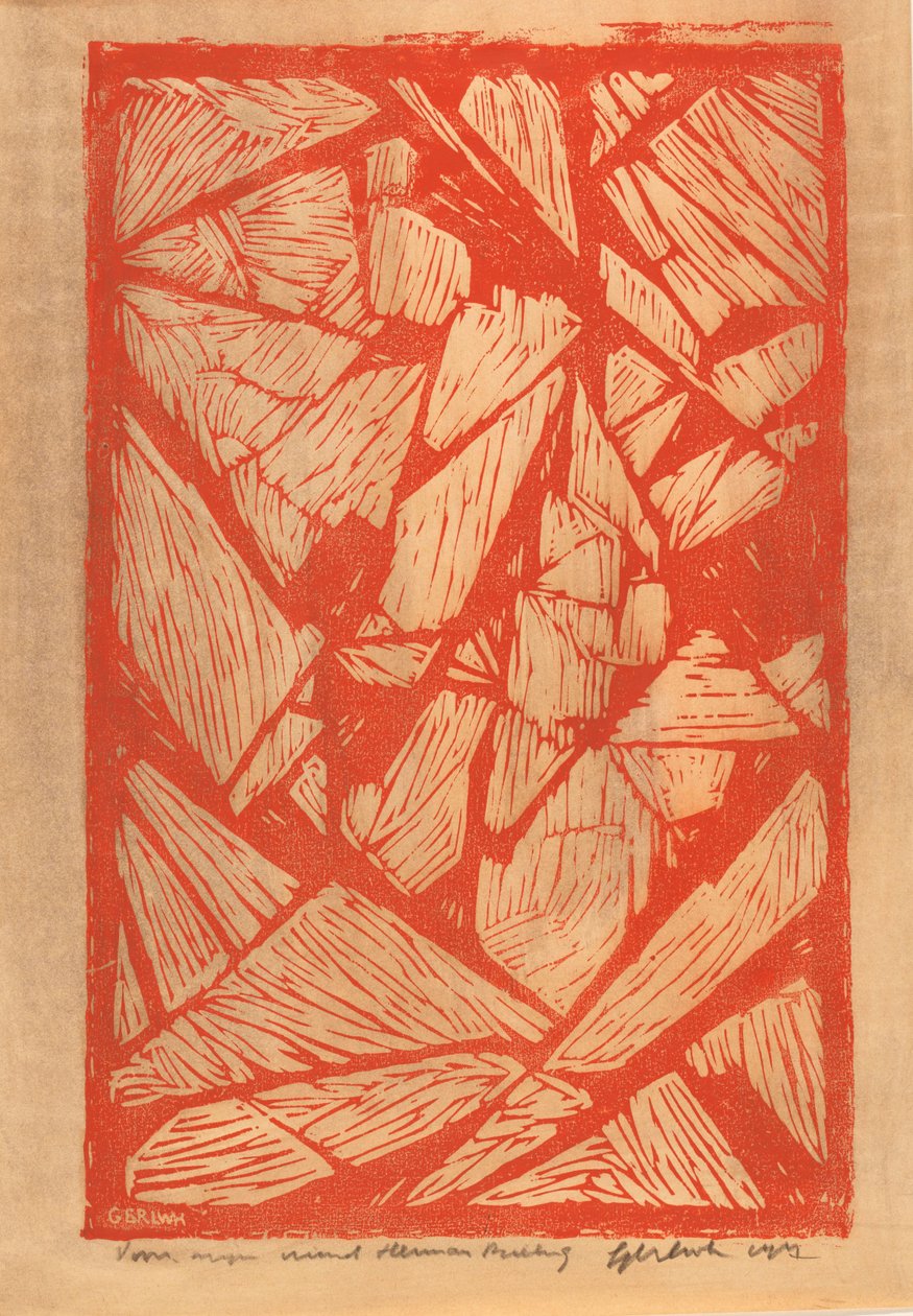 Uten tittel av Ger Ladage (signed by artist)