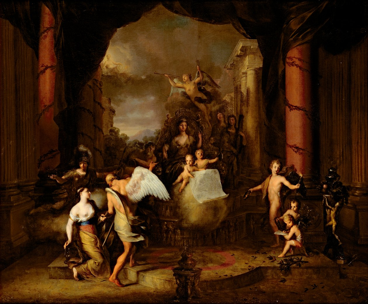 Allegori om byen Amsterdam av Gerard de Lairesse