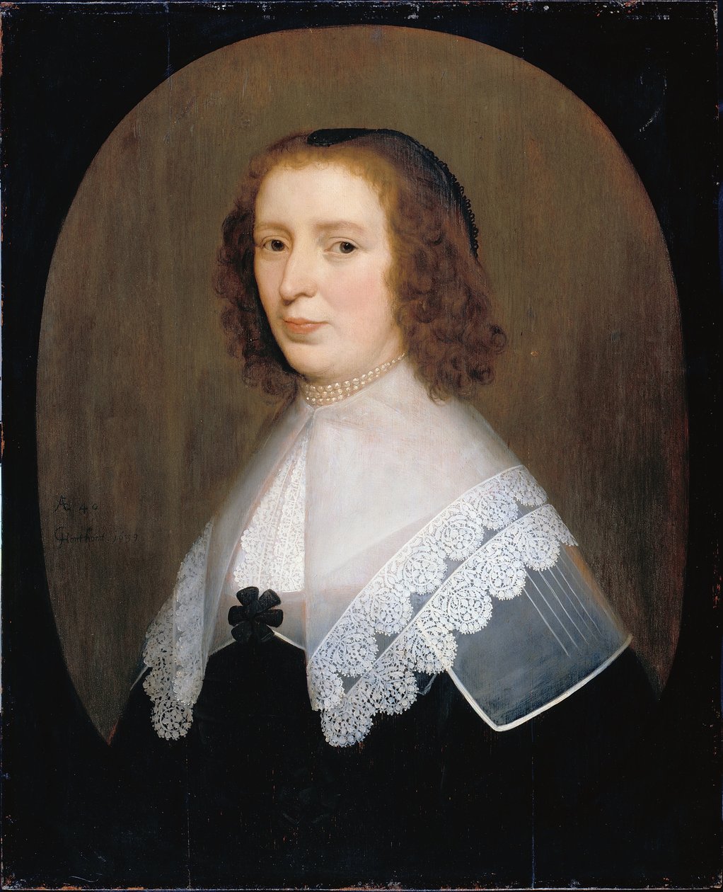 Anna van den Corput av Gerrit van Honthorst