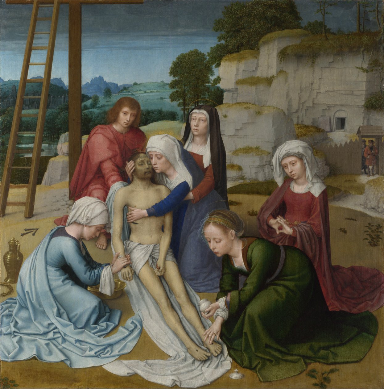 Klagesangen over den døde Kristus av Gerard David