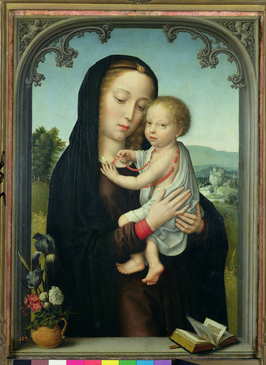 Jomfru og barn av Gerard David