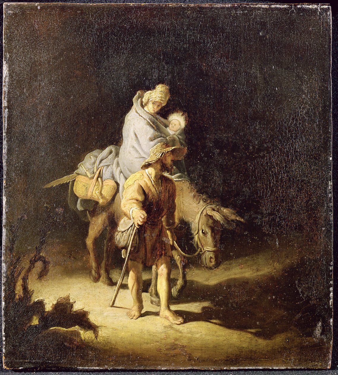 Flykten til Egypt av Gerrit Dou