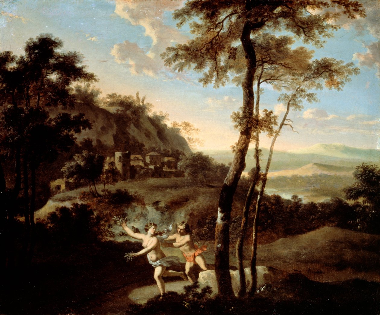 Apollo og Daphne av Gerard Hoet