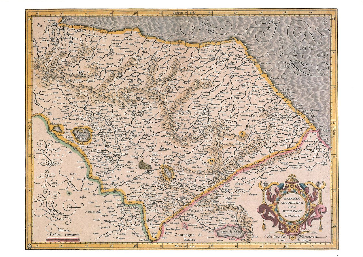 Mars av Ancona med hertugdømmet Spoleto av Gerard Kremer