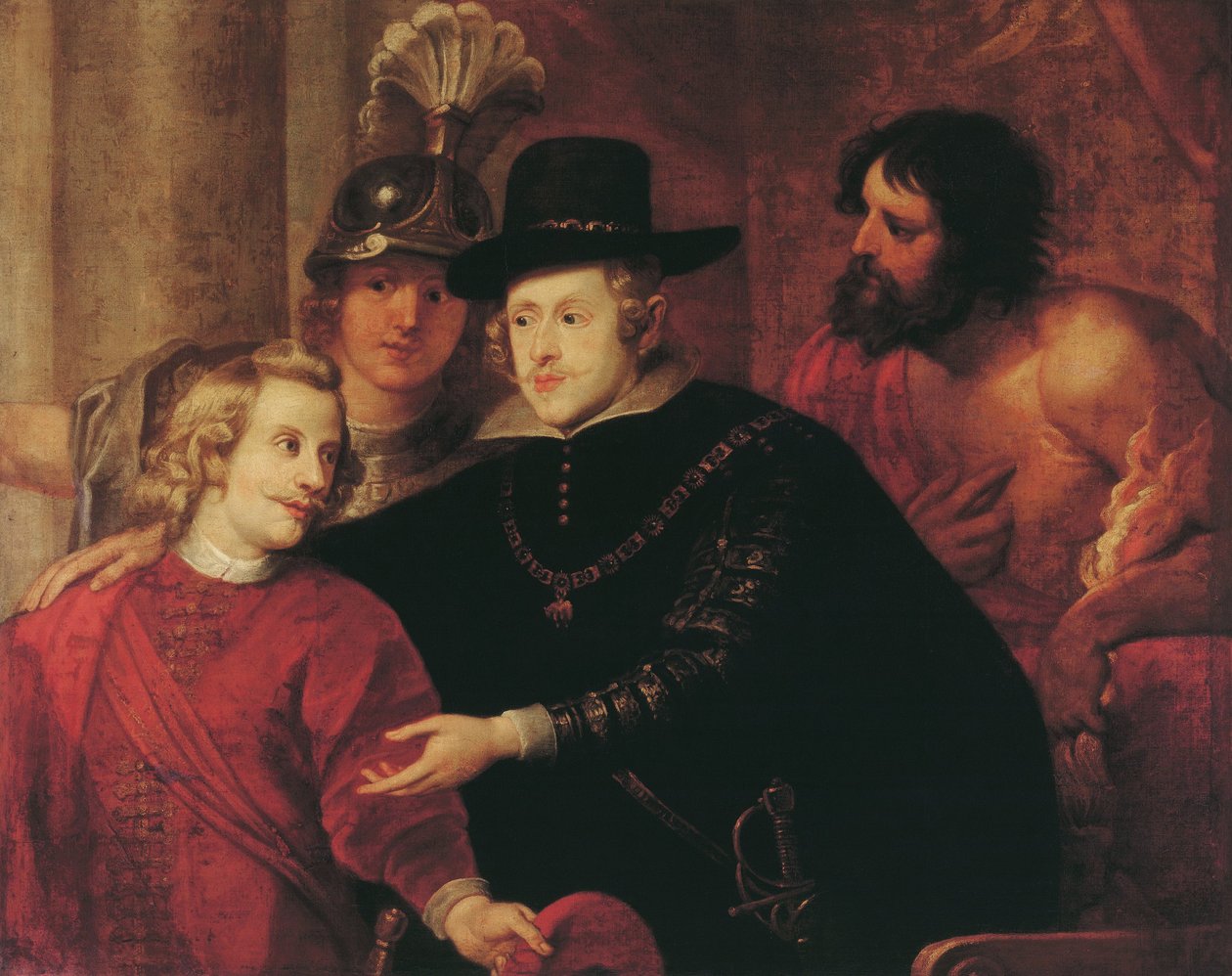 Filip IV. av Spania som sender broren kardinal-Infante Ferdinand av Østerrike av Gerard Seghers