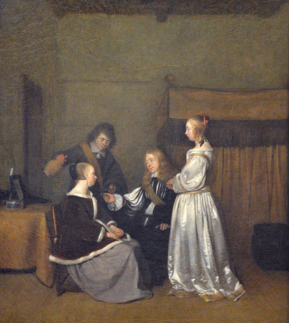 Samtale galante av Gerard ter Borch