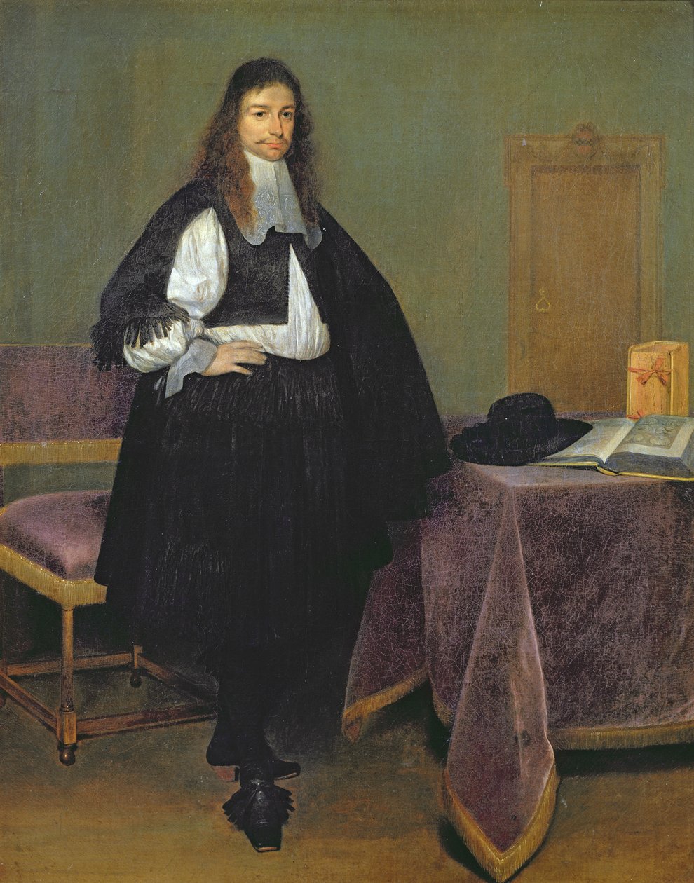 Portrett av en mann, ca. 1660 av Gerard ter Borch