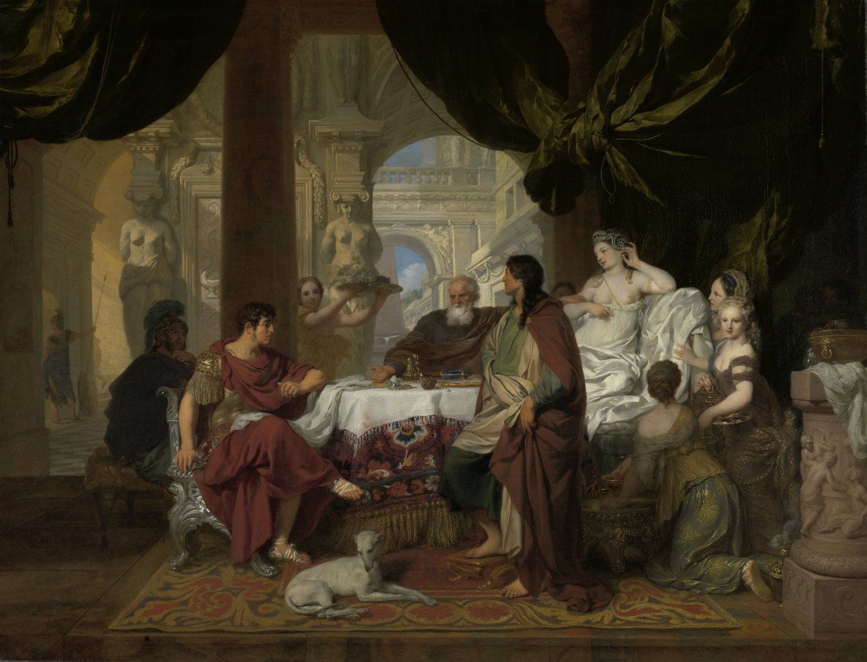 Kleopatras bankett, ca. 1675-80 av Gerard de Lairesse