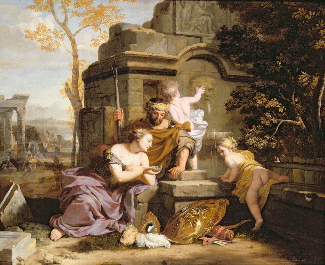 Granida og Daiphilo av Gerard de Lairesse