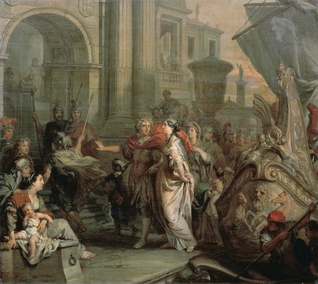 Ilandstigningen av Kleopatra ved Tarsus av Gerard de Lairesse