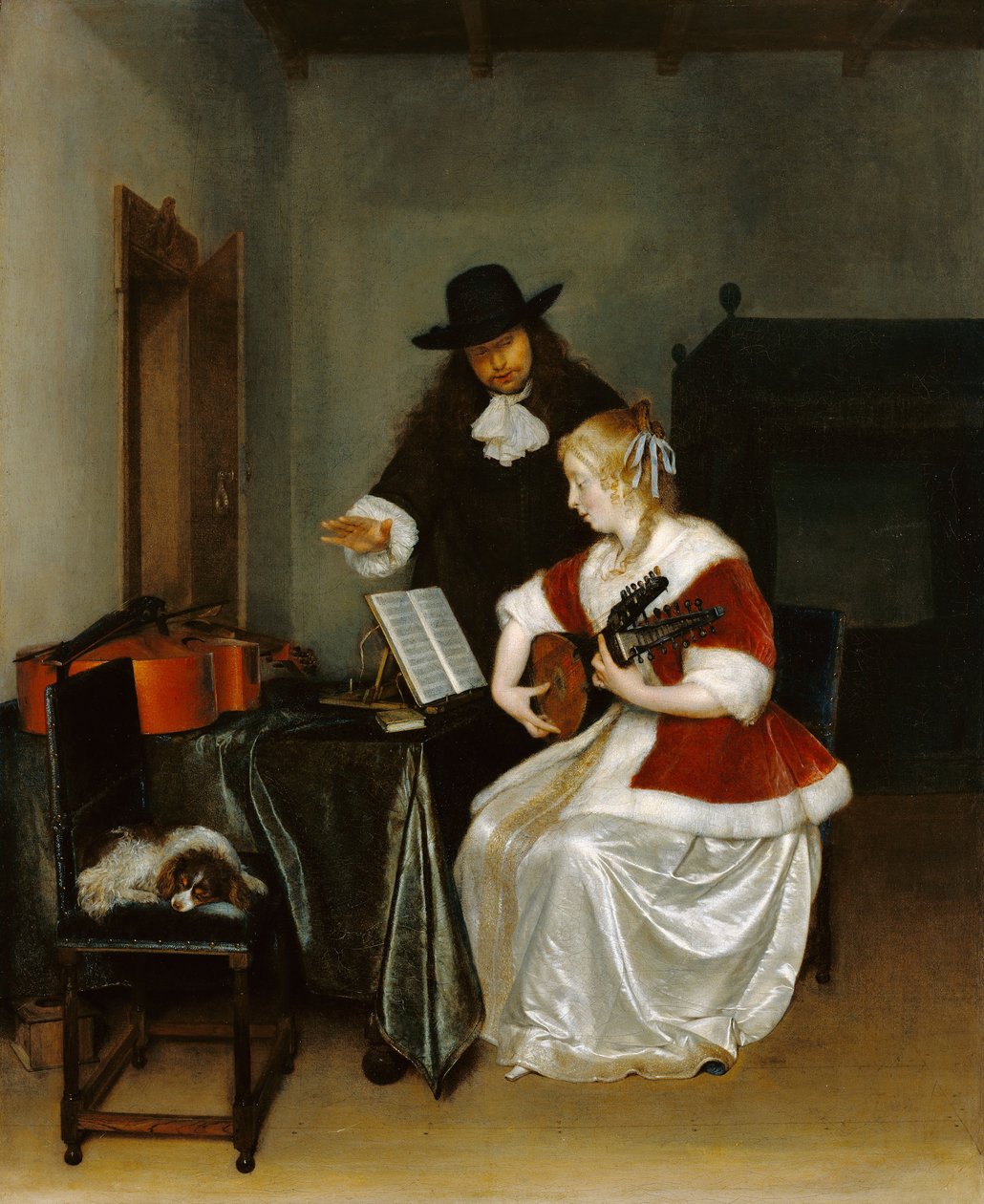 Musikkleksjonen av Gerard ter Borch