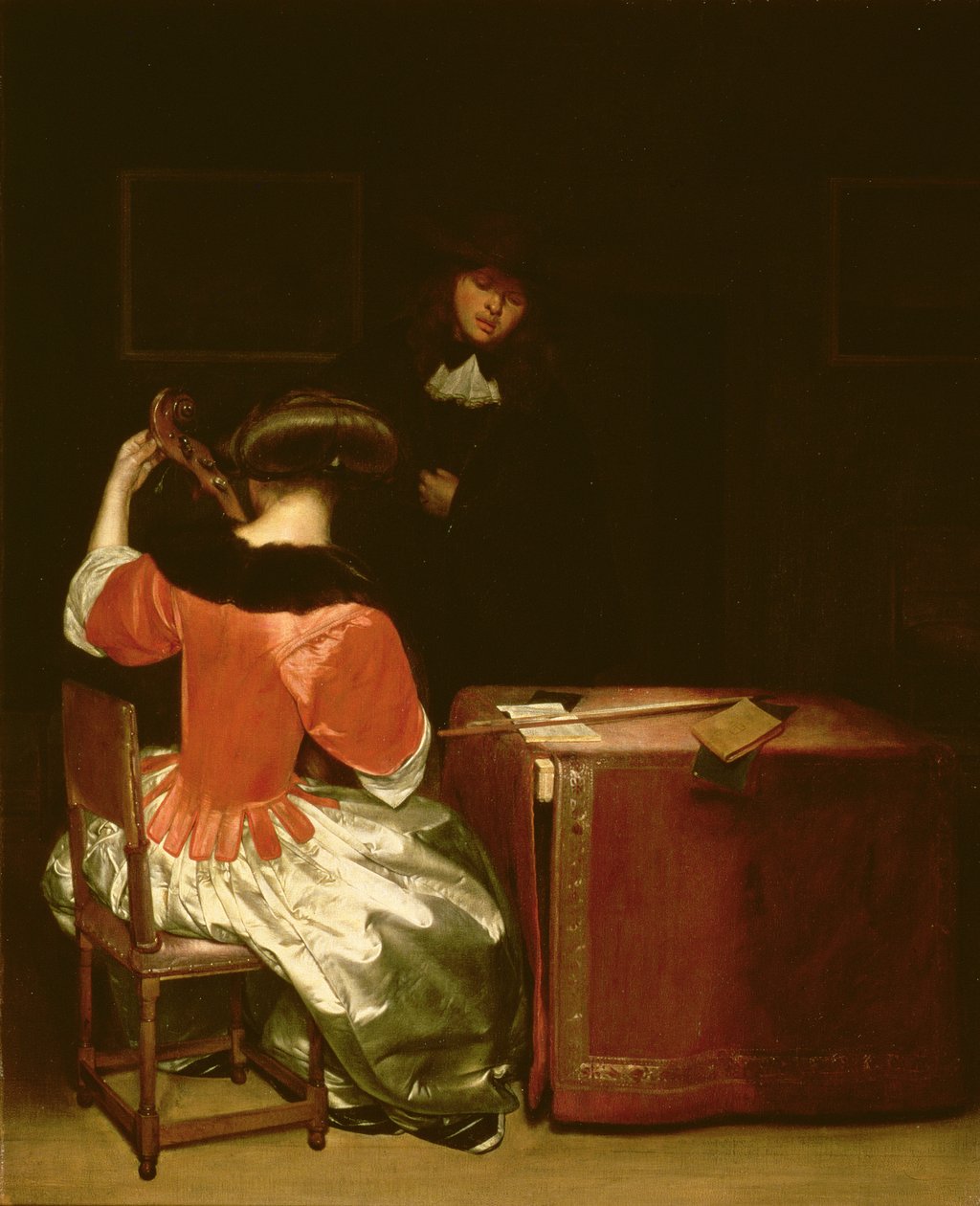 Musikk leksjon av Gerard ter Borch