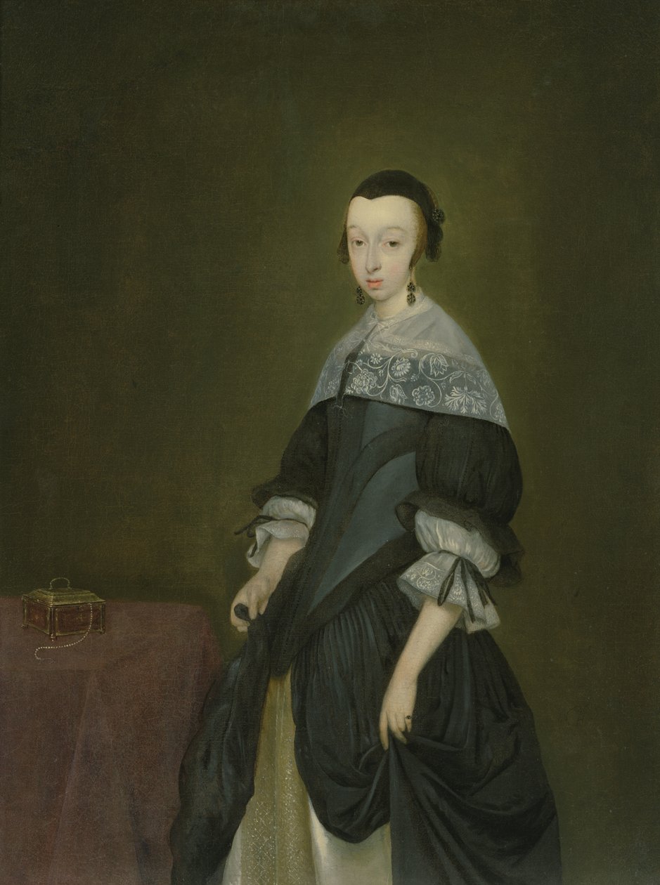 Portrait of a Lady, ca. 1667-8 (for par, se 64507) av Gerard ter Borch