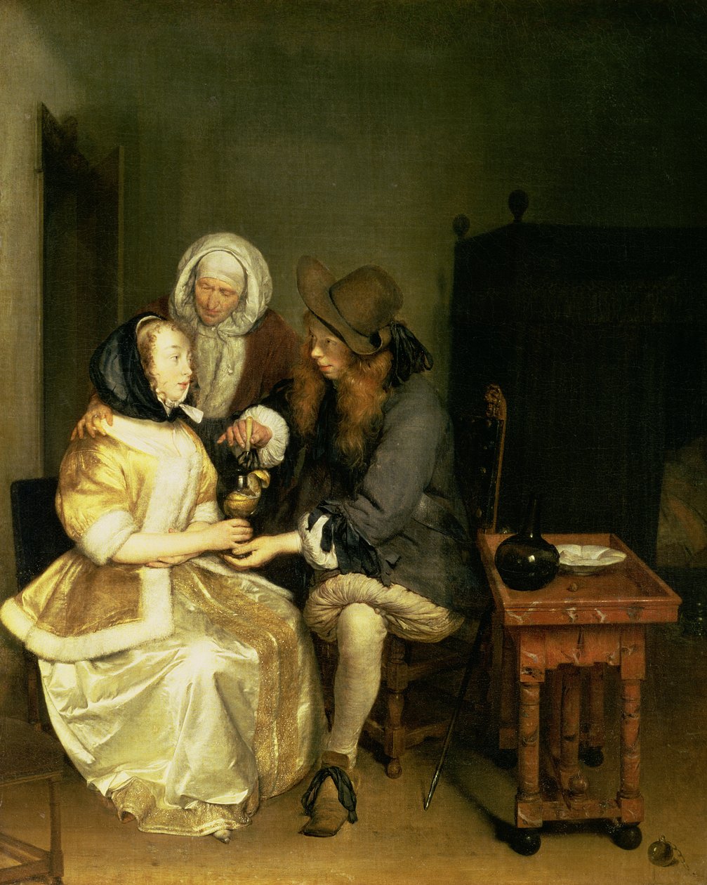 Glasset med lemonade av Gerard ter Borch