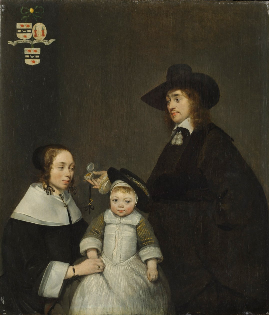Familien Van Moerkerken, ca. 1653-54 av Gerard ter Borch