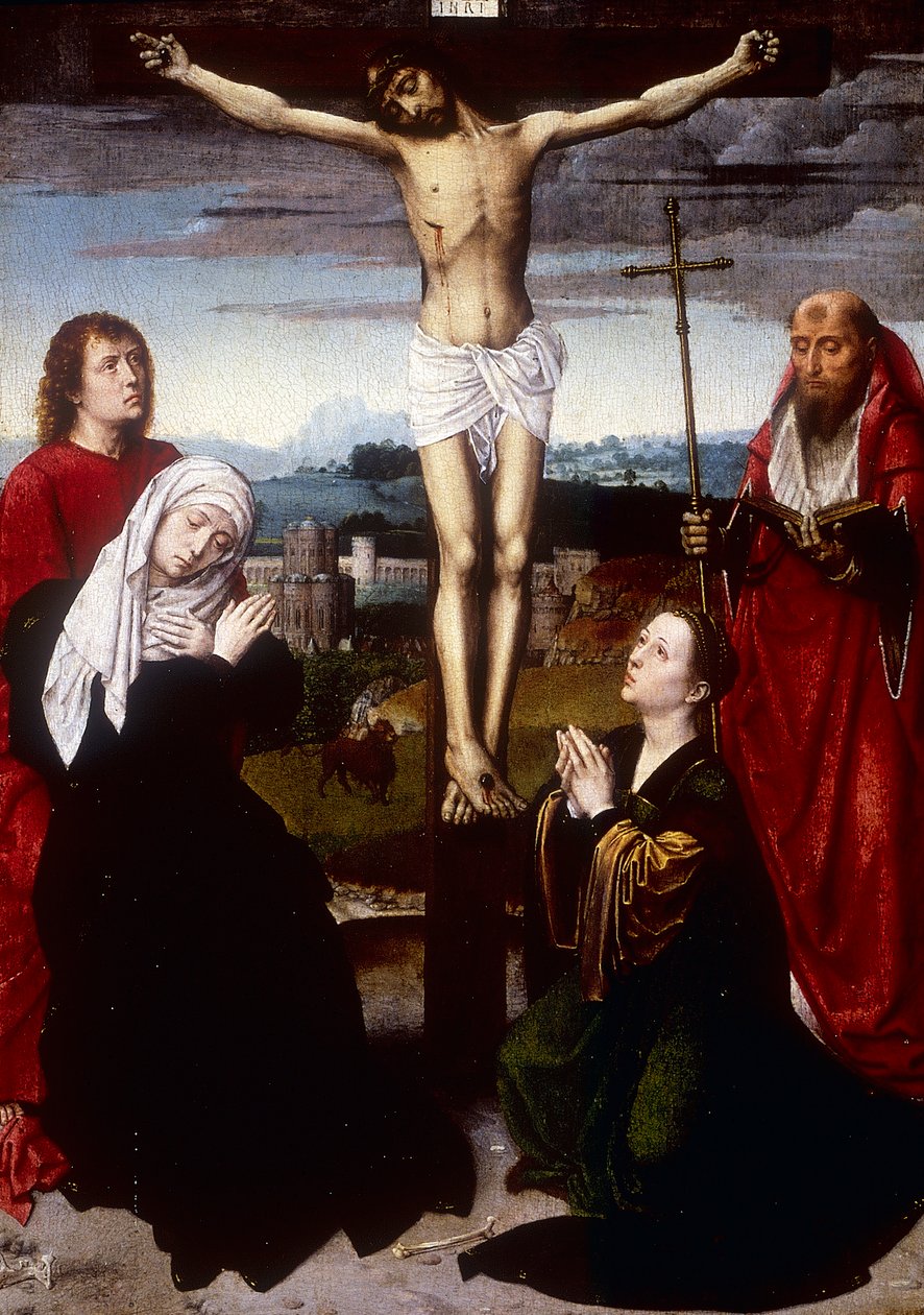 Korsfestelse, tidlig på 1500-tallet av Gerard David